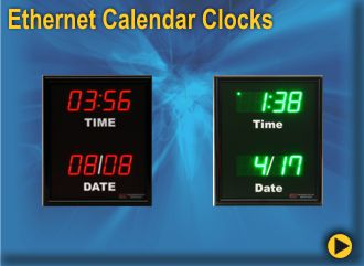 BRG Basic Ethernet Calendar Clocks